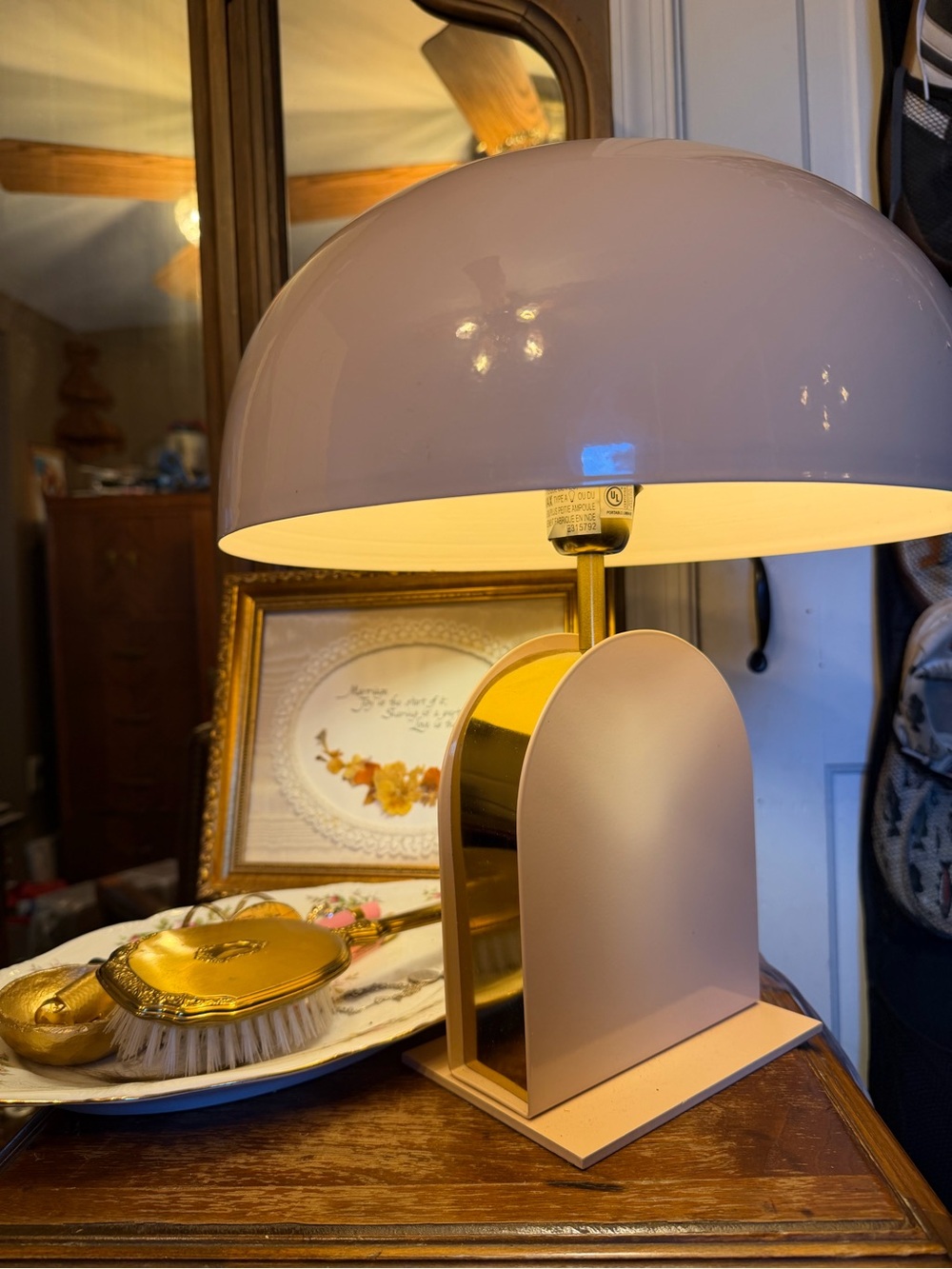 90s Ikea Post Modern metal lamp